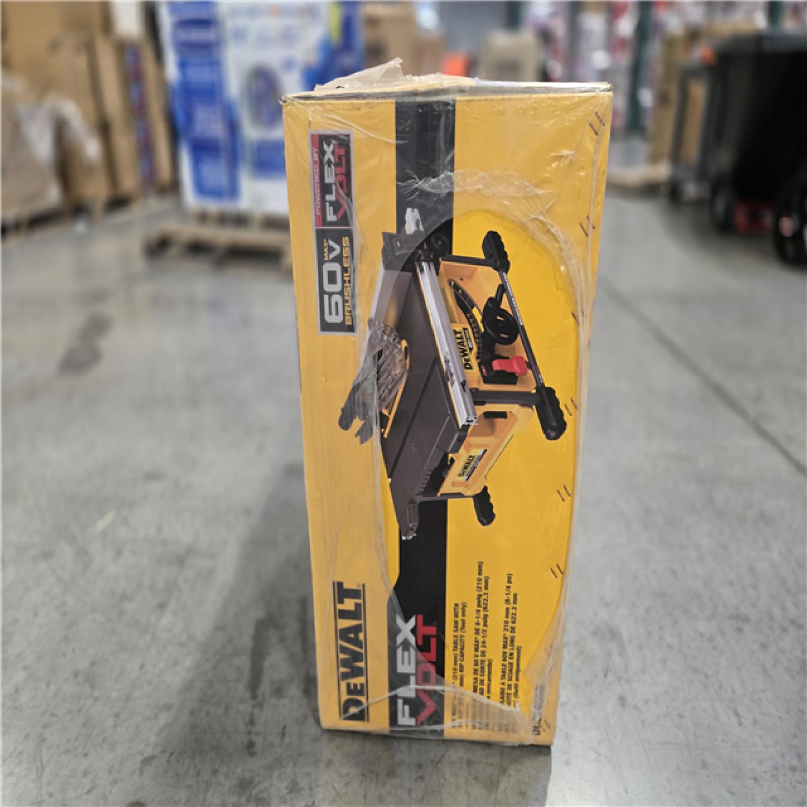 NEW! - DEWALT FLEXVOLT 60V MAX Cordless Brushless 8-1/4 in. Table Saw Kit (Tool Only)