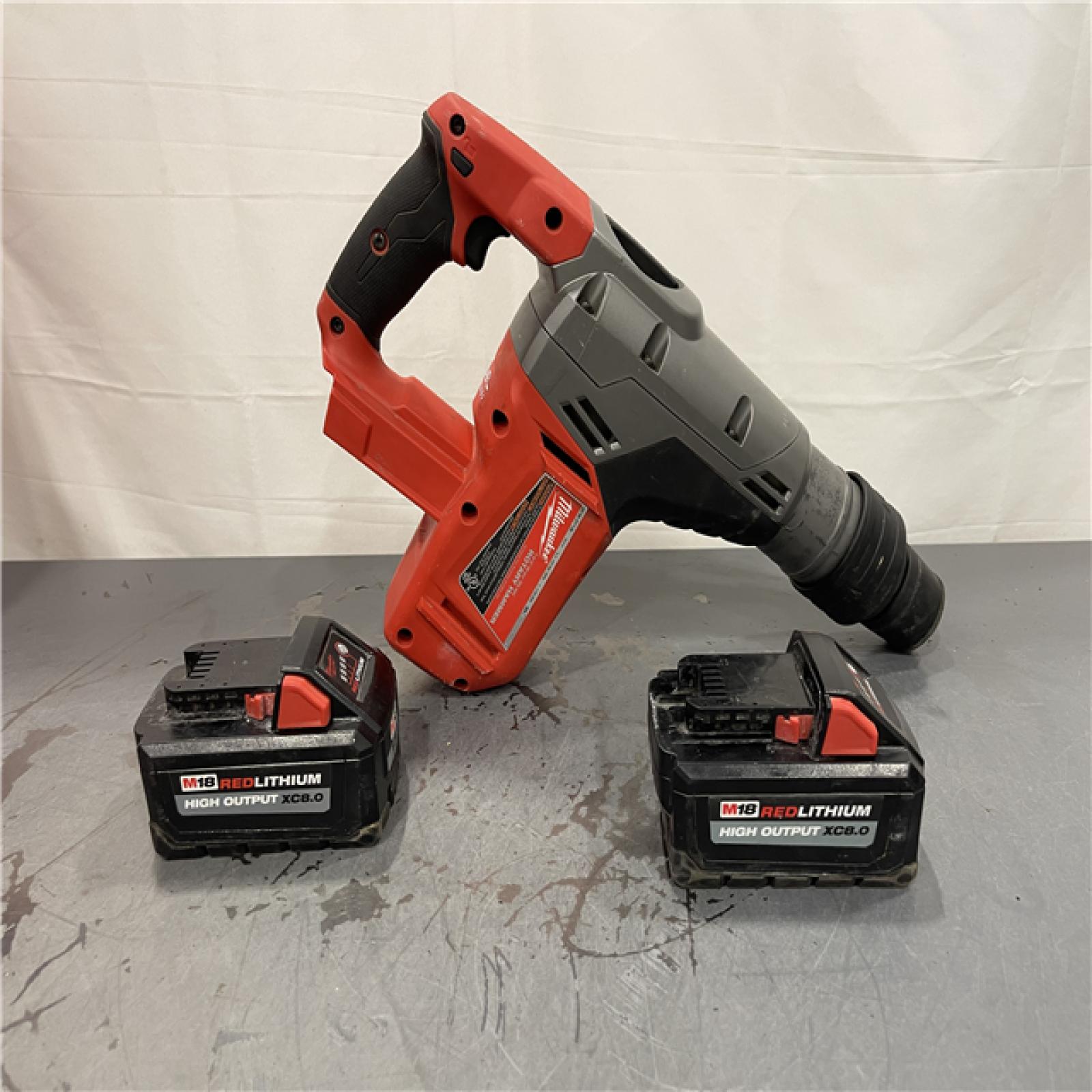 AS-IS - Milwaukee M18 FUEL 18V Lithium-Ion Brushless Cordless 1-9/16 in. SDS-Max Rotary Hammer Kit