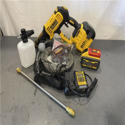 AS-IS - DEWALT FLEXVOLT 60V MAX 1000 PSI 1.0 GPM Cold Water Cordless Battery Power Cleaner Kit