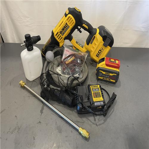 AS-IS - DEWALT FLEXVOLT 60V MAX 1000 PSI 1.0 GPM Cold Water Cordless Battery Power Cleaner Kit