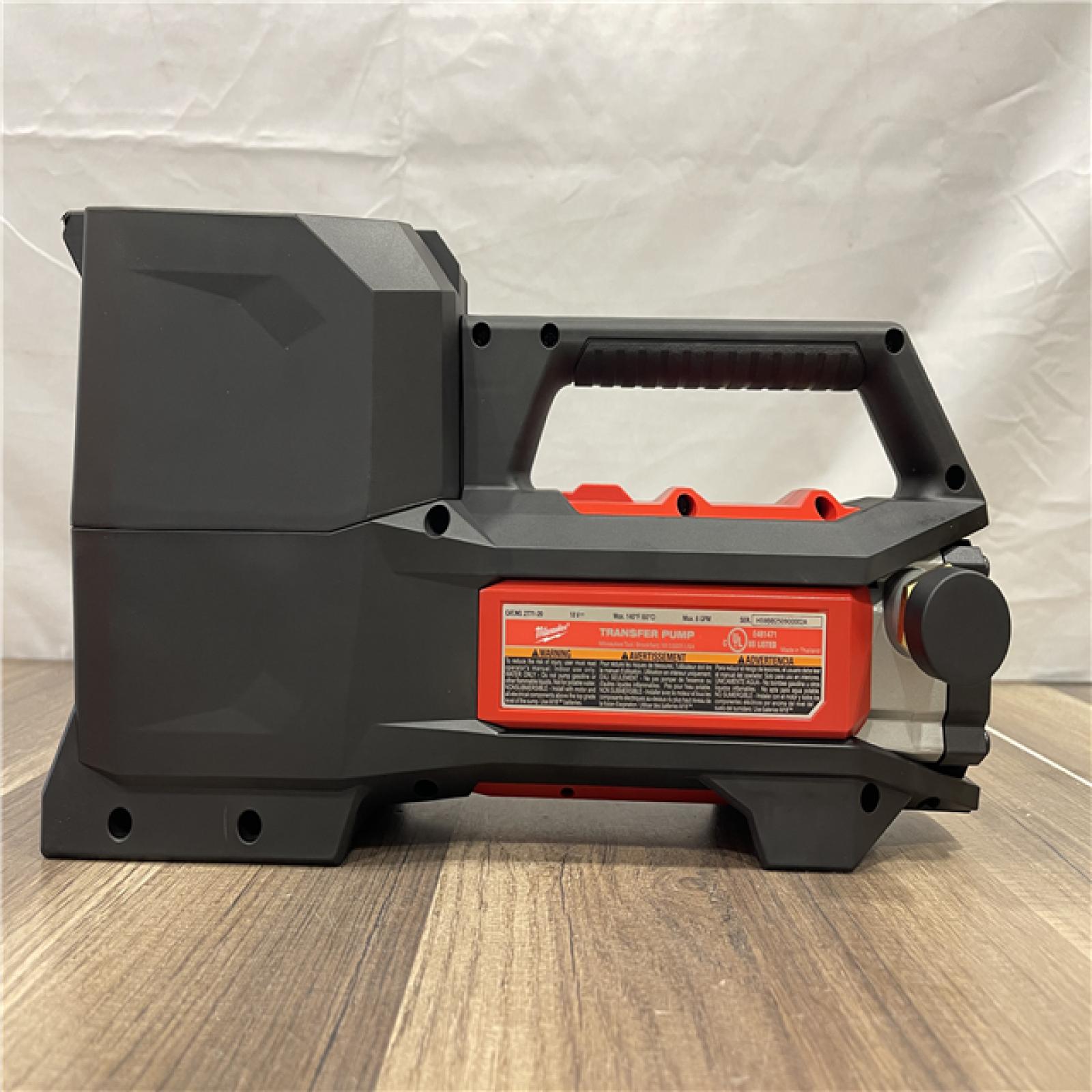 AS-IS Milwaukee 18V 1/4 HP Lithium-Ion Cordless Transfer Pump (Tool Only)