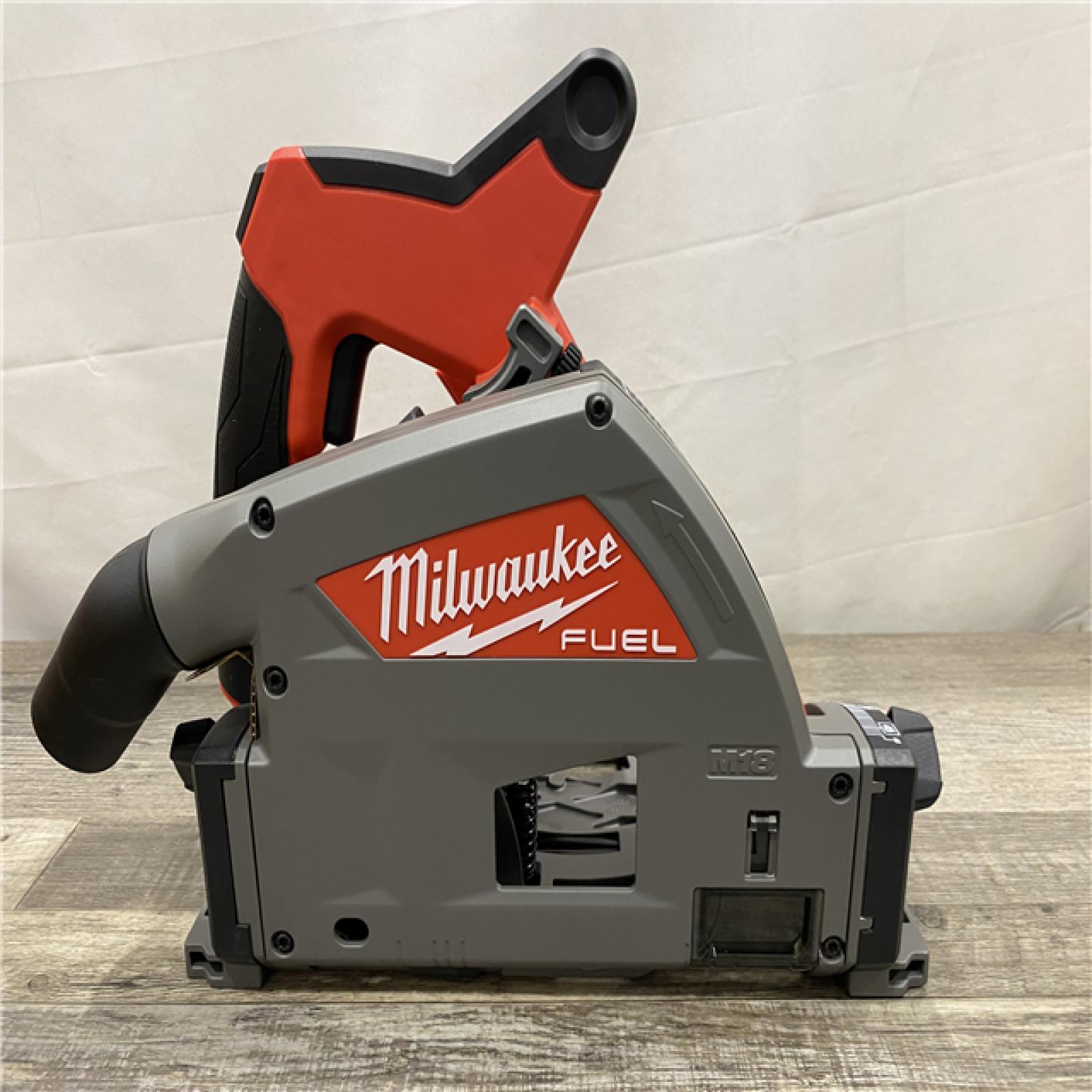 AS-IS Milwaukee FUEL 18V Lithium-Ion Cordless Brushless 6-1/2 in. Plunge Cut Track Saw (Tool-Only)