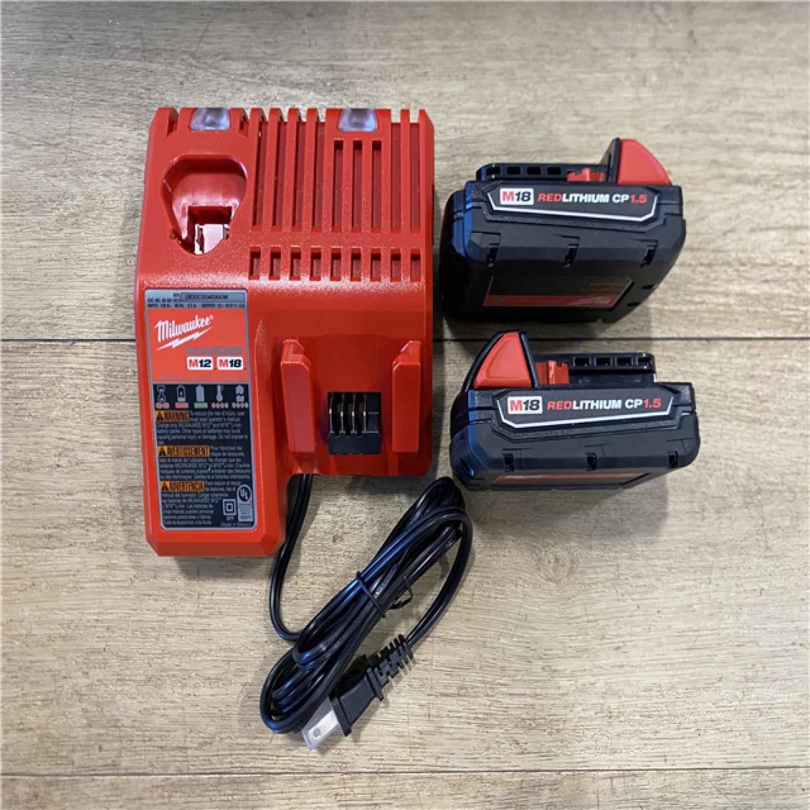 AS-IS Milwaukee 18V Lithium-Ion Cordless Drill Driver/Impact Driver Combo Kit