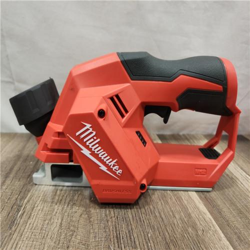 AS-IS- Milwaukee M12 Brushless 2-inch Planer  (Tool Only)