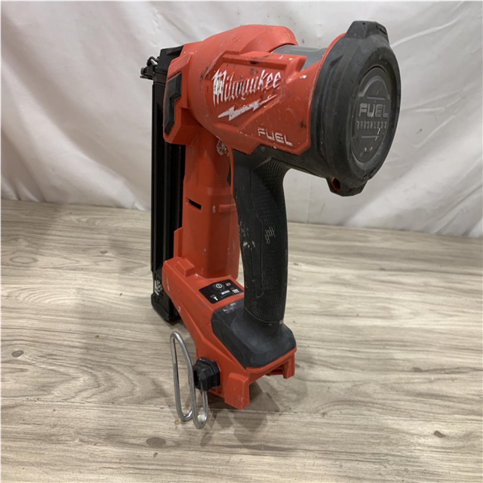 AS-IS Milwaukee FUEL 18-Volt Lithium-Ion Brushless Cordless Gen II 18-Gauge Brad Nailer (Tool-Only)
