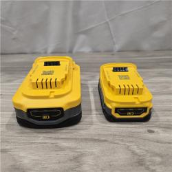 AS-IS Dewalt 20V MAX POWERSTACK Batteries and Charger Starter Kit (1.7 Ah/5 Ah) - DCBP315-2C