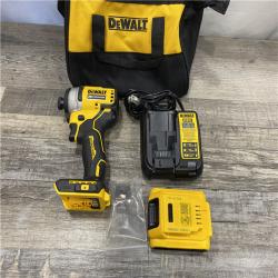 LIKE NEW - DEWALT Atomic 20V Max Lithium-Ion Brushless Cordless Compact 1/4 in. Impact Driver Kit