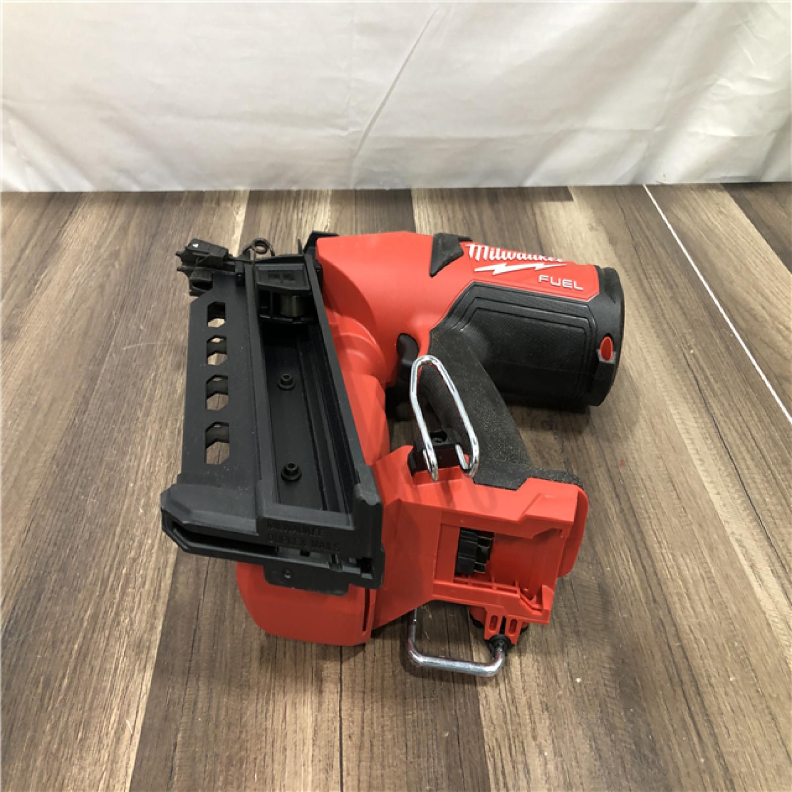 AS-IS Milwaukee M18 FUEL 18-Volt Brushless Lithium-Ion Cordless 21-Degree Duplex Nailer