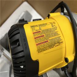 As-Is- DeWalt 15 Amp Corded 12 in. Compound Double Bevel Miter Saw