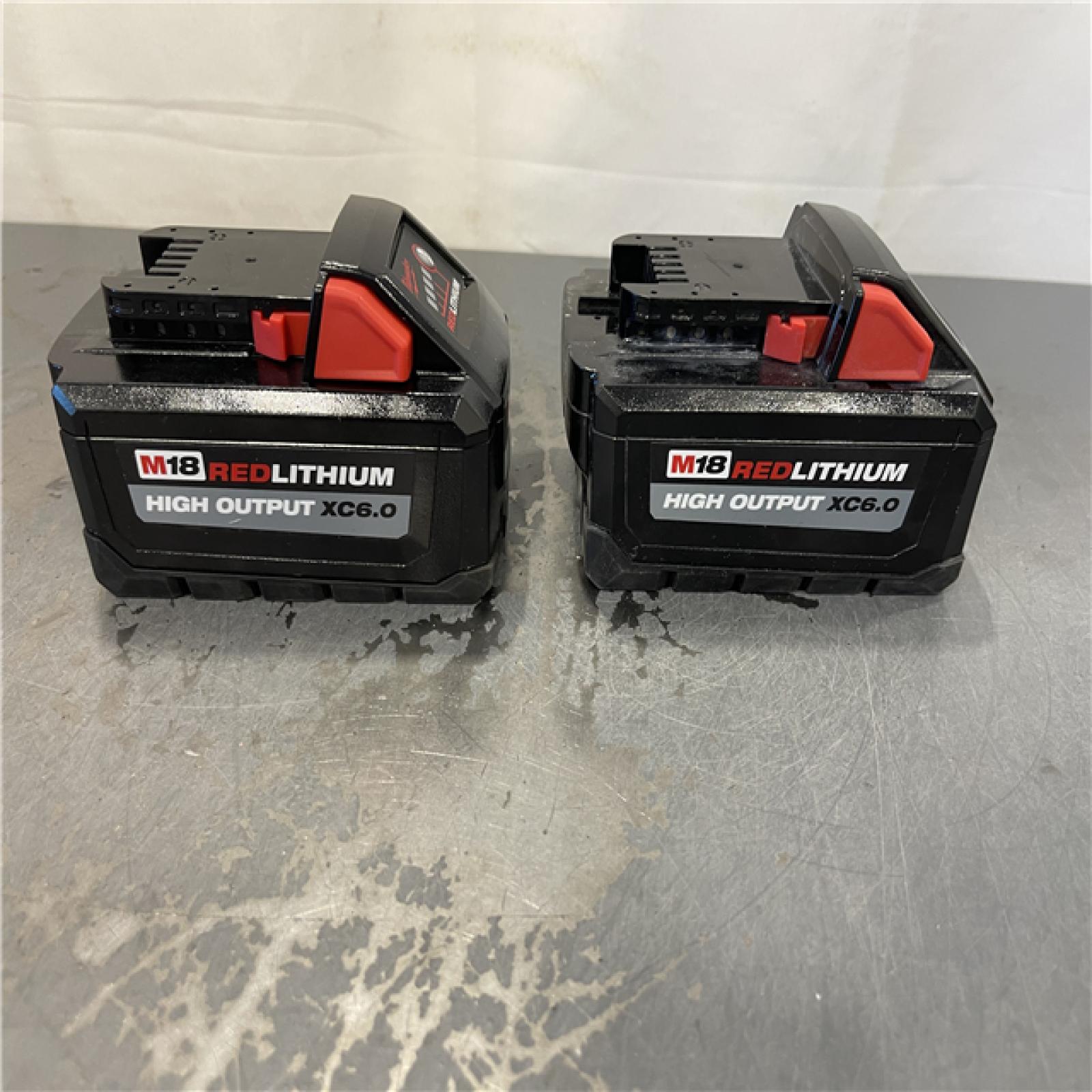 AS-IS - Milwaukee 18-Volt Lithium-Ion High Output Starter Kit with Two 6.0 Ah Battery and Charger