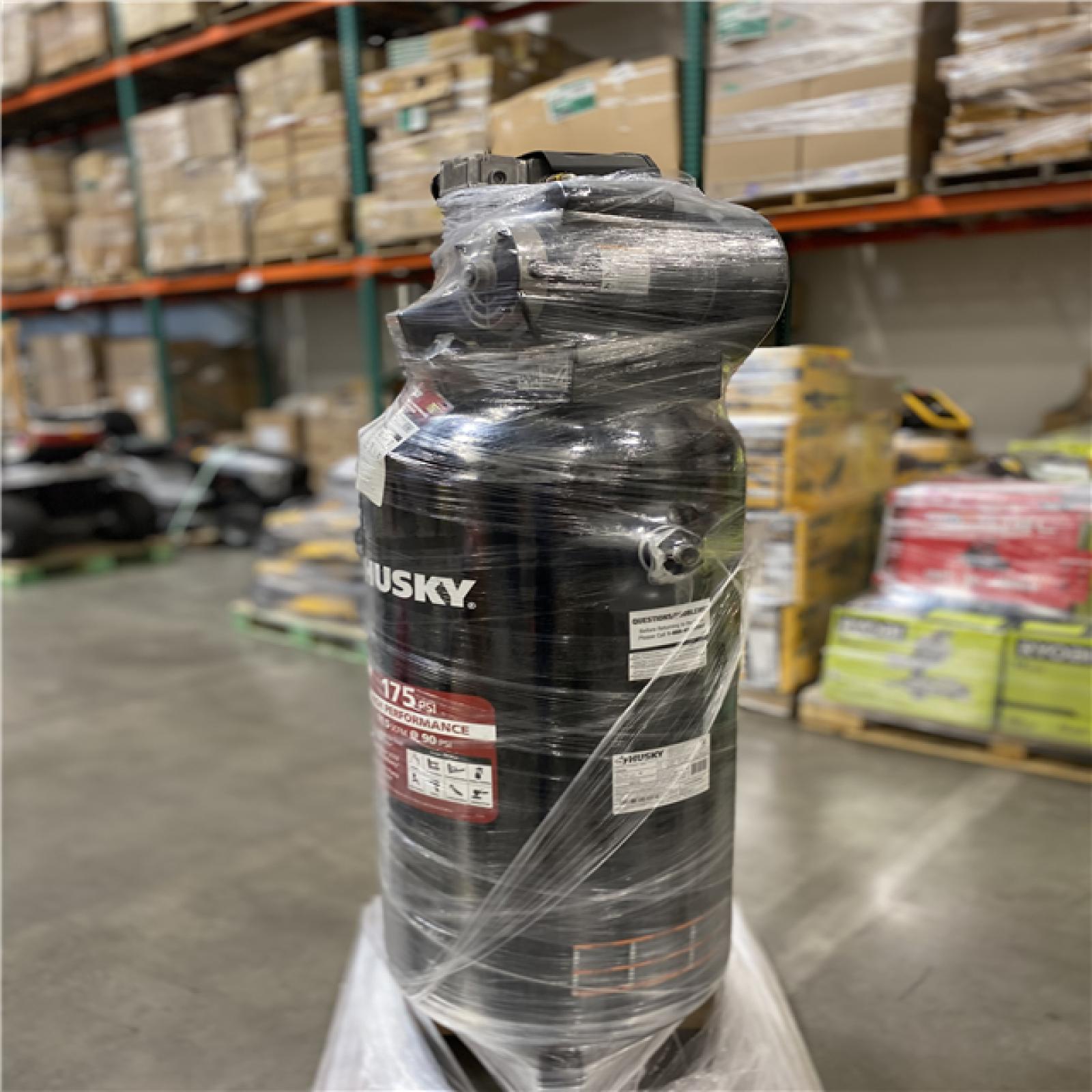 Dallas Location - As-Is Husky 60 Gal. 3.7 HP 1-175 PSI Electric Air Compressor