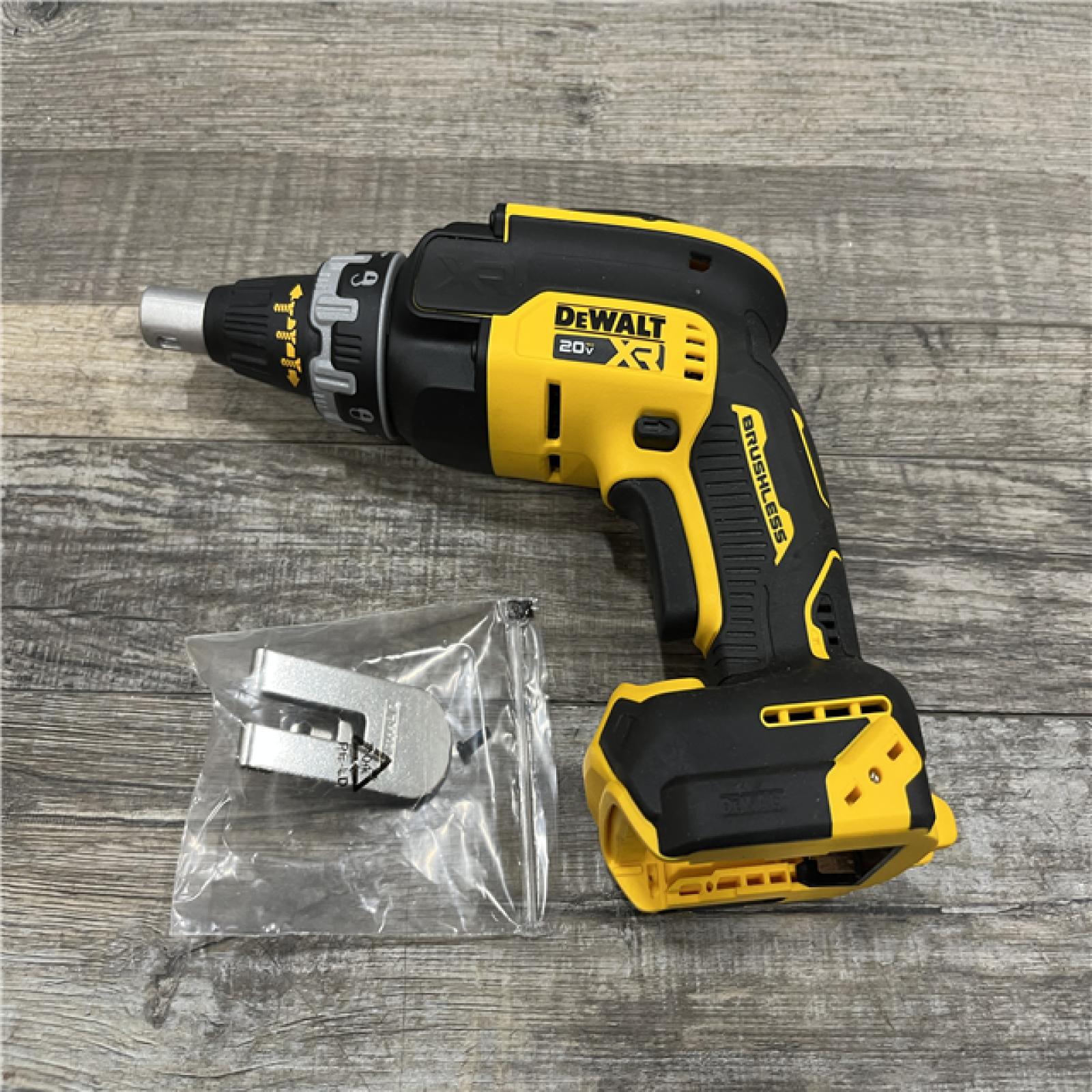AS-IS DEWALT XR 20V MAX Lithium-Ion Cordless Brushless Screw Gun (Tool Only)