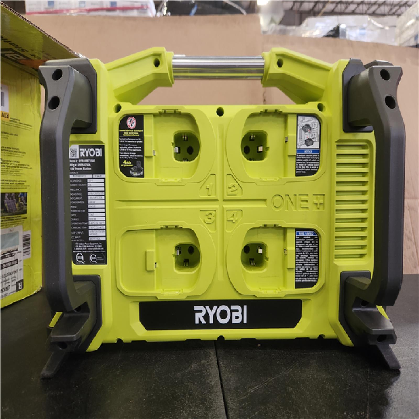 Phoenix NEW RYOBI 18V ONE+ 1800-Watt Portable Battery Inverter Power Station/8-Port Charger (Tool Only)
