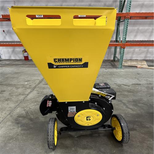 California AS-IS 3 in Dia 224 CC 2-in-1 Upright Gas Powered Wood Chipper Shredder