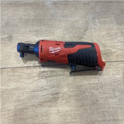 AS-IS Milwaukee FUEL 12V Lithium-Ion Brushless Cordless 1/4 in - 3/8 in Extended Ratchet (Tool-Only)