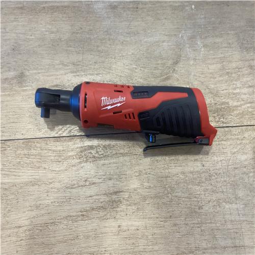 AS-IS Milwaukee FUEL 12V Lithium-Ion Brushless Cordless 1/4 in - 3/8 in Extended Ratchet (Tool-Only)