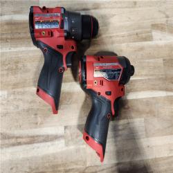 HOUSTON LOCATION - AS-IS (APPEARS LIKE NEW) Milwaukee FUEL 12-Volt Lithium-Ion Brushless Cordless Hammer Drill and Impact Driver Combo Kit