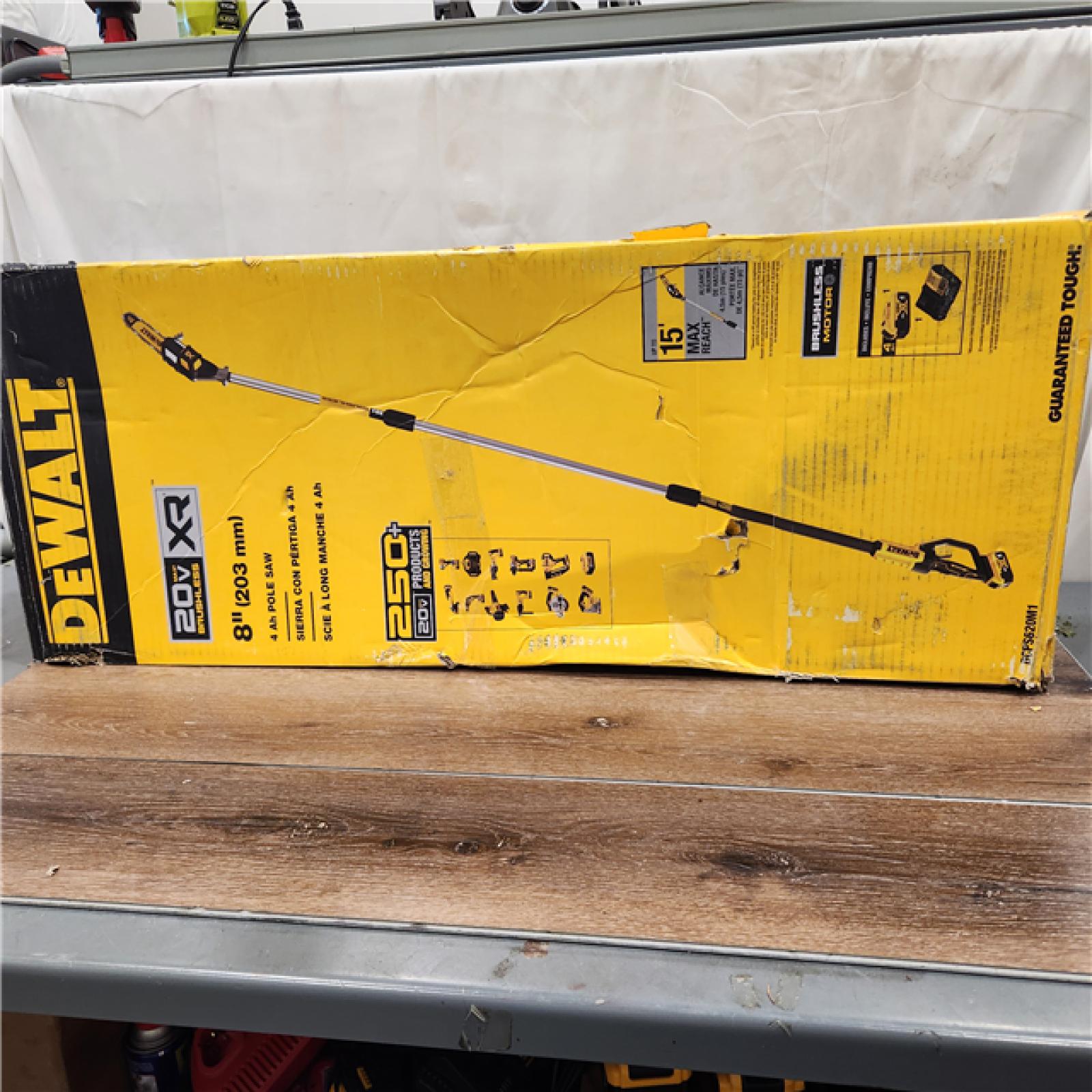 AS-IS DEWALT  Cordless Battery Powered Pole Saw Kit
