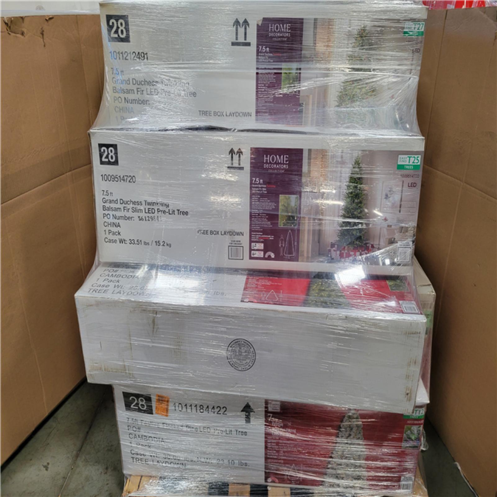 California AS-IS Holiday Pallet