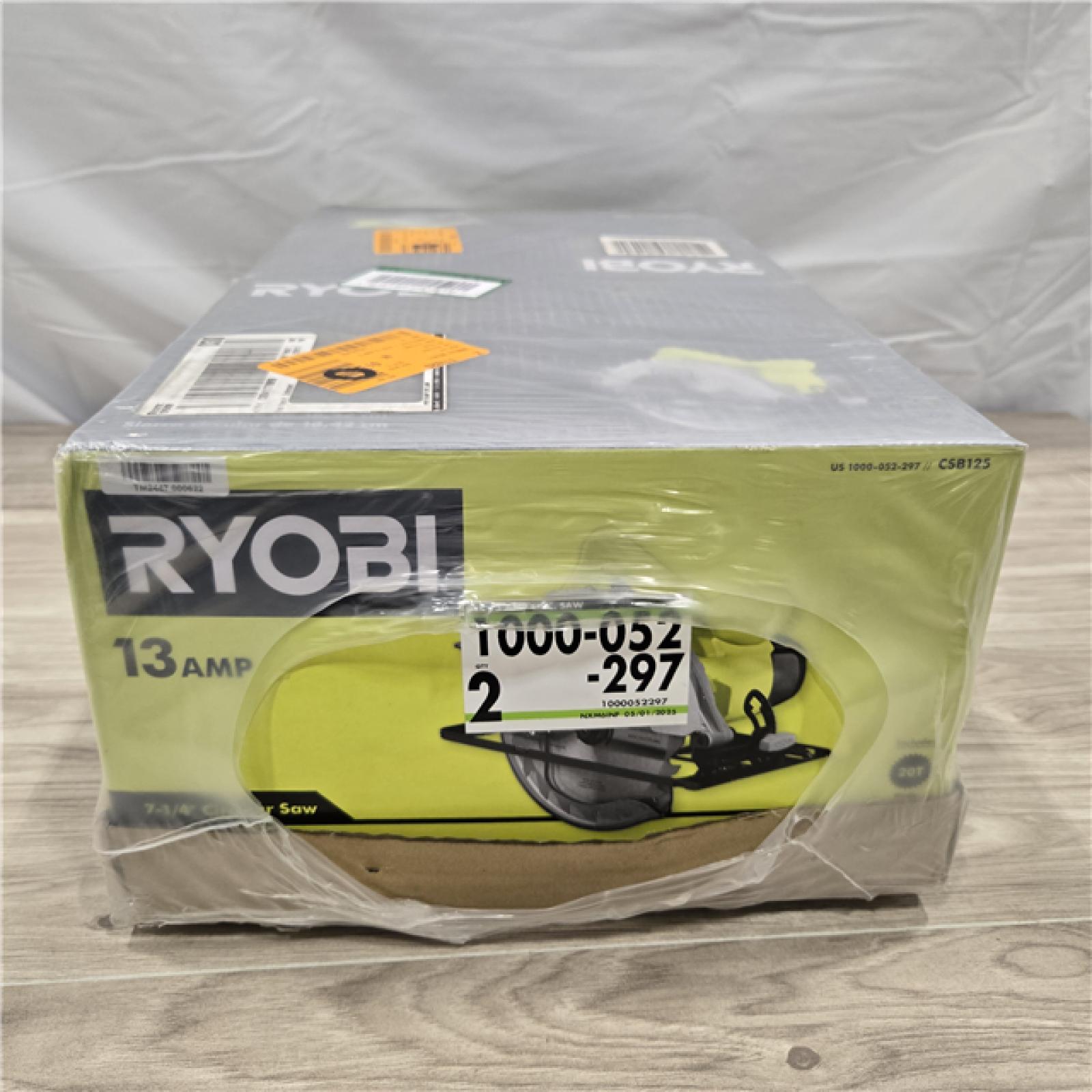 NEW! - RYOBI 13 Amp 7-1/4 in. Circular Saw (QUANTITY OF 2)