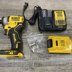 AS-IS DEWALT Atomic 20V Max Lithium-Ion Brushless Cordless Compact 1/4 in. Impact Driver Kit