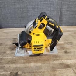HOUSTON LOCATION - AS-IS DEWALT (APPEARS LIKE NEW) 20V MAX Lithium-Ion 7-1/4 in. Cordless Circular Saw Kit with 8.0 Ah Battery, Charger and Kit Bag