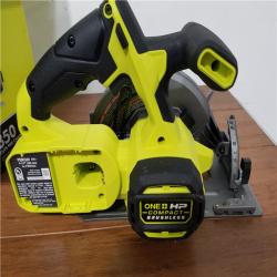 CALIFORNIA AS-IS RYOBI ONE+HP18V COMPACT BRUSHLESS 6-1/2CIRCULAR SAW (TOOL ONLY)