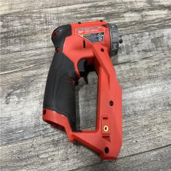 AS-IS Milwaukee FUEL 12V Lithium-Ion Brushless Cordless 4-in-1 Installation 3/8 in. Drill Driver with 4 Tool Head (Tool-Only)