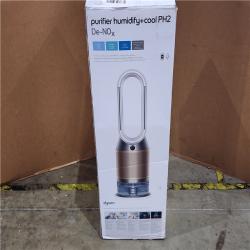 HOUSTON LOCATION - AS-IS (NEW) DYSON 109 Sq. Ft. Combined HEPA+K-Carbon Filter in White/Gold with Air Multiplier Technology and Humidification