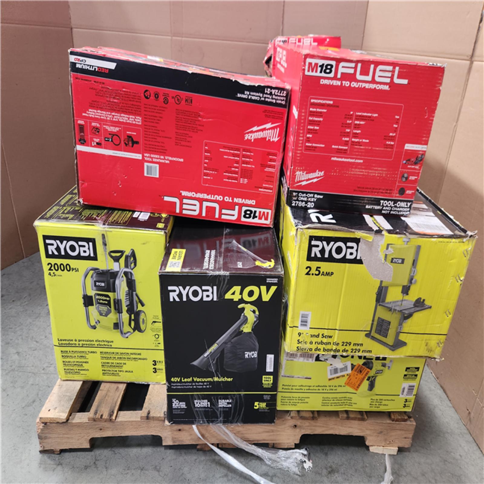 CALIFORNIA AS-IS TOOL PALLET