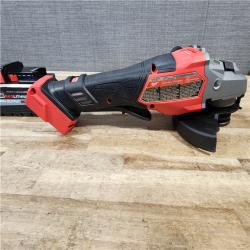 HOUSTON LOCATION - AS - IS Milwaukee FUEL 18-Volt Lithium-Ion Brushless Cordless 4-1/2 in./6 in. Braking Grinder with Paddle Switch W/ BATTERY
