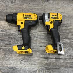 LIKE NEW - DEWALT 20V MAX Cordless Drill/Impact 2 Tool Combo Kit