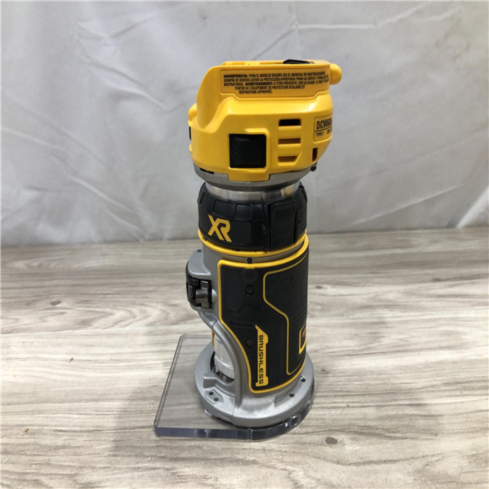 AS-IS DEWALT 20V MAX XR Cordless Fixed Base Compact Router (Tool Only)