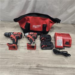 AS-IS Milwaukee 18V Cordless 2-Tool Drill/Driver and Impact Driver Kit