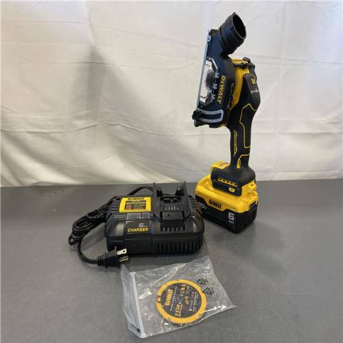 AS-IS - DeWalt 20V XR Lithium-Ion Cordless 3 in. Cut-Off Tool with 6.0 Ah Battery Pack and Charger Kit