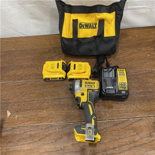 AS-IS DEWALT ATOMIC 20V MAX* Brushless Cordless Compact 1/4 in. Impact Driver Kit