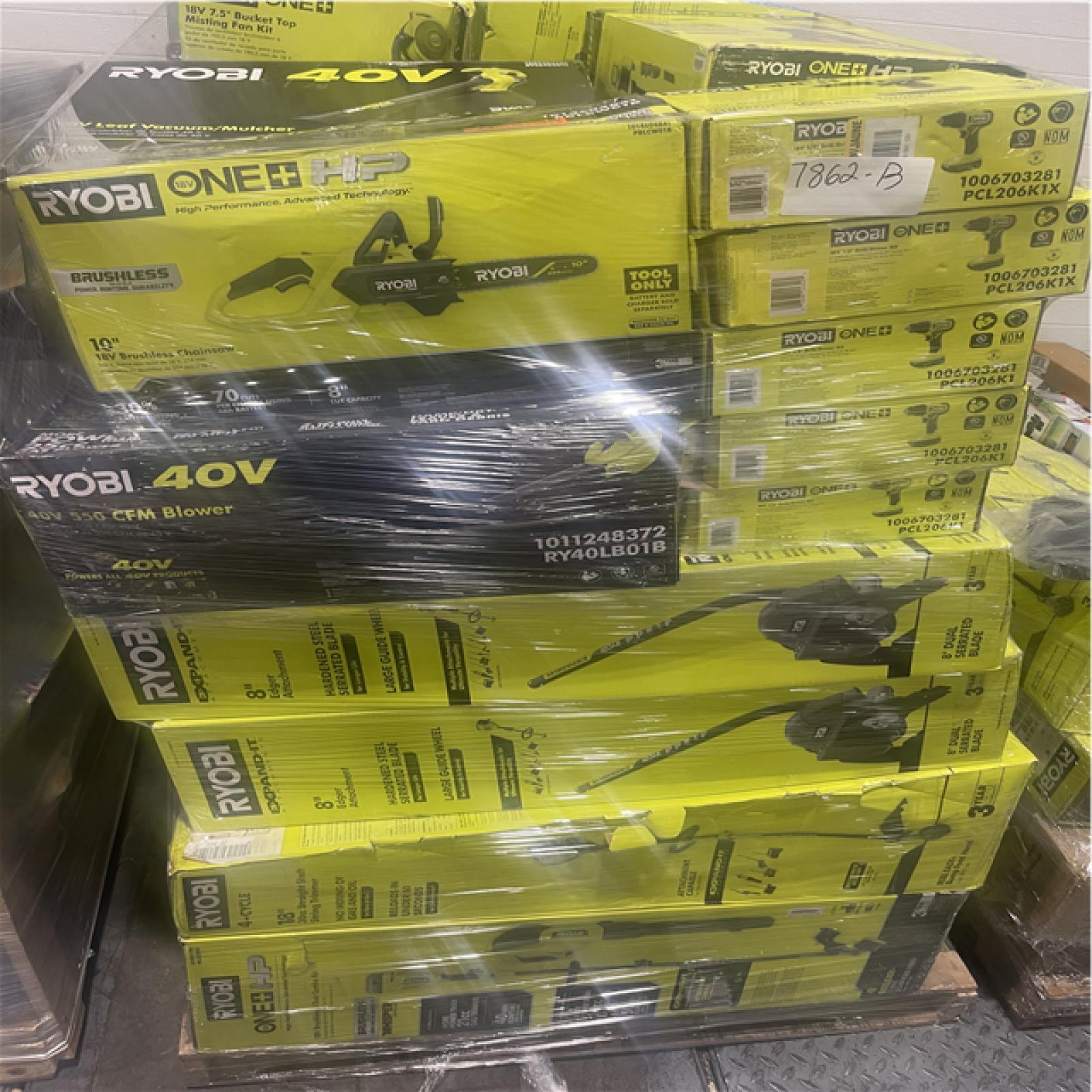 Pittston Location As-Is Power Tools Partial Truckload (12 Pallets) 7862-B