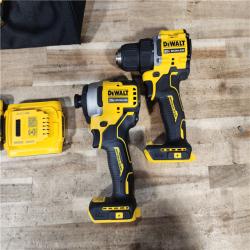 HOUSTON LOCATION - AS - IS DEWALT 2 TOOL COMBO KIT W/ (2) BATTERY & CHARGER