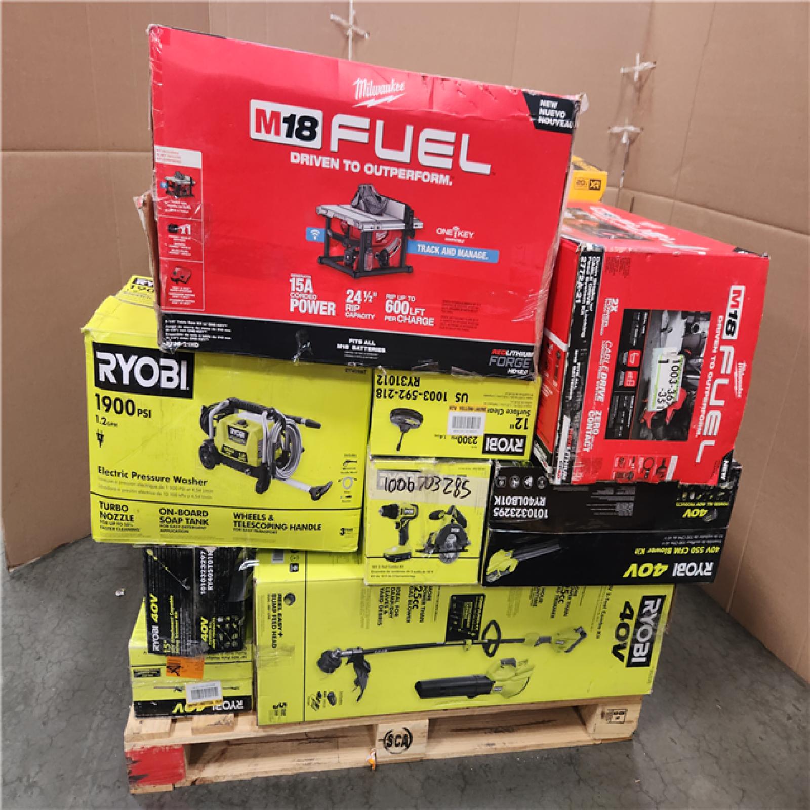 CALIFORNIA AS-IS TOOL PALLET