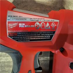 HOUSTON LOCATION - AS-IS Milwaukee 2540-20 12V 23 Gauge Cordless Pin Nailer (Tool Only)