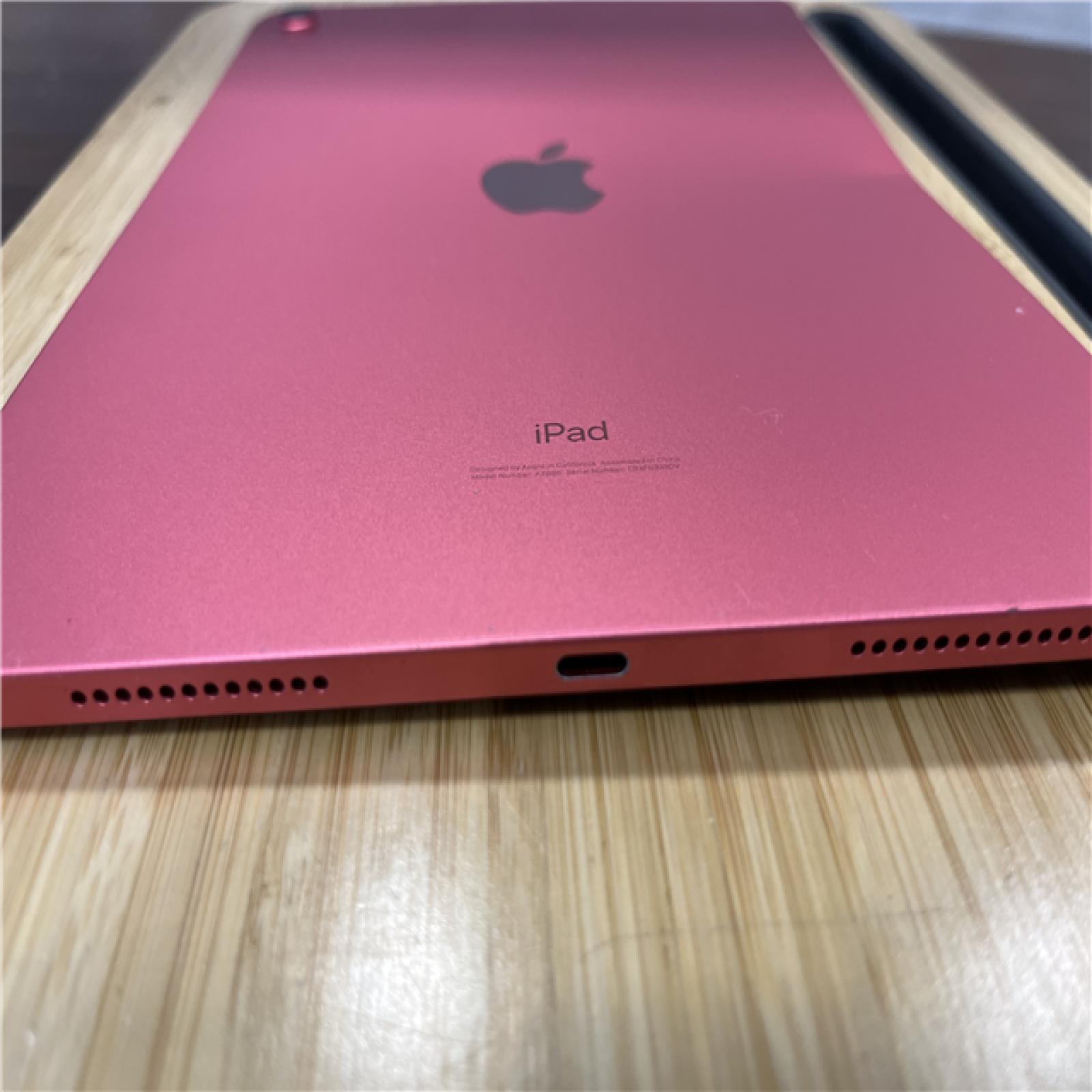 AS-IS Apple - 10.9-Inch iPad (Latest Model) with Wi-Fi - 64GB - Pink