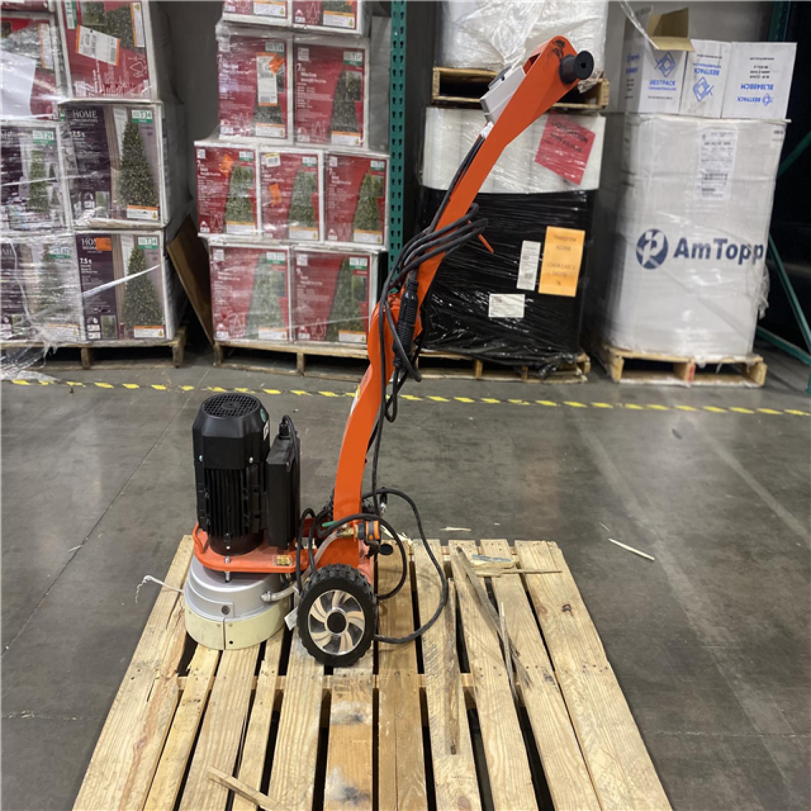 Dallas Location - As-Is  VEVOR  Electric Concrete Floor Grinder 10 in. Walk-Behind Grinder 1.7HP Concrete Floor Polisher  1300W Grinding Machine 1720RPM