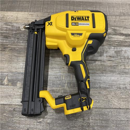 AS-IS DEWALT 20V MAX XR Lithium-Ion Electric Cordless 18-Gauge Brad Nailer (Tool Only)