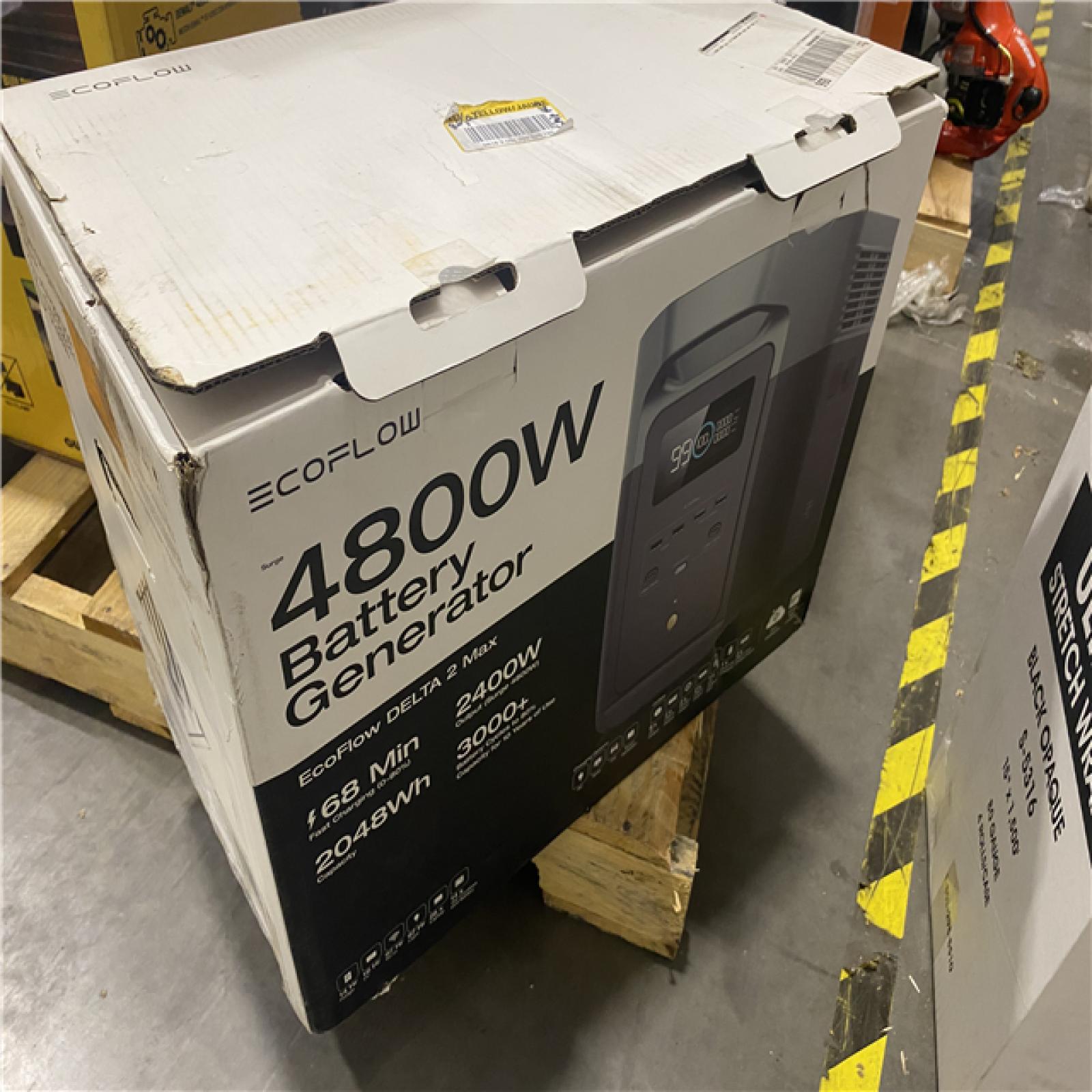 Dallas Location - As-Is EcoFlow Battery Generator DELTA 2 Max Solar Generator