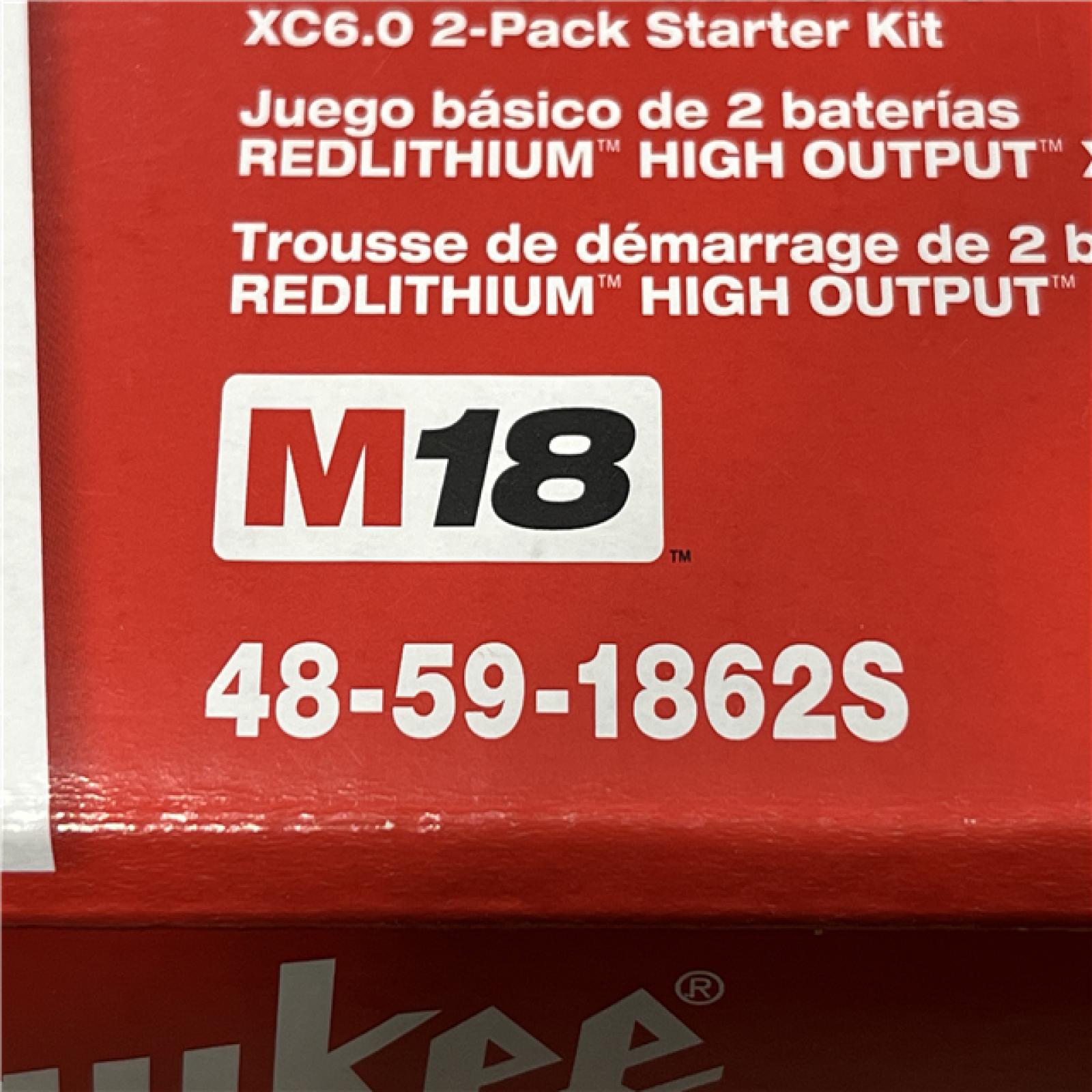 NEW - Milwaukee 18-Volt Lithium-Ion High Output Starter Kit