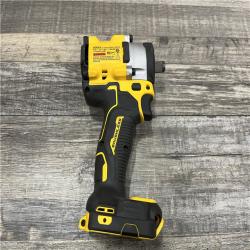 AS-IS DEWALT ATOMIC 20V MAX Cordless Brushless 1/2 in. Variable Speed Impact Wrench (Tool Only)