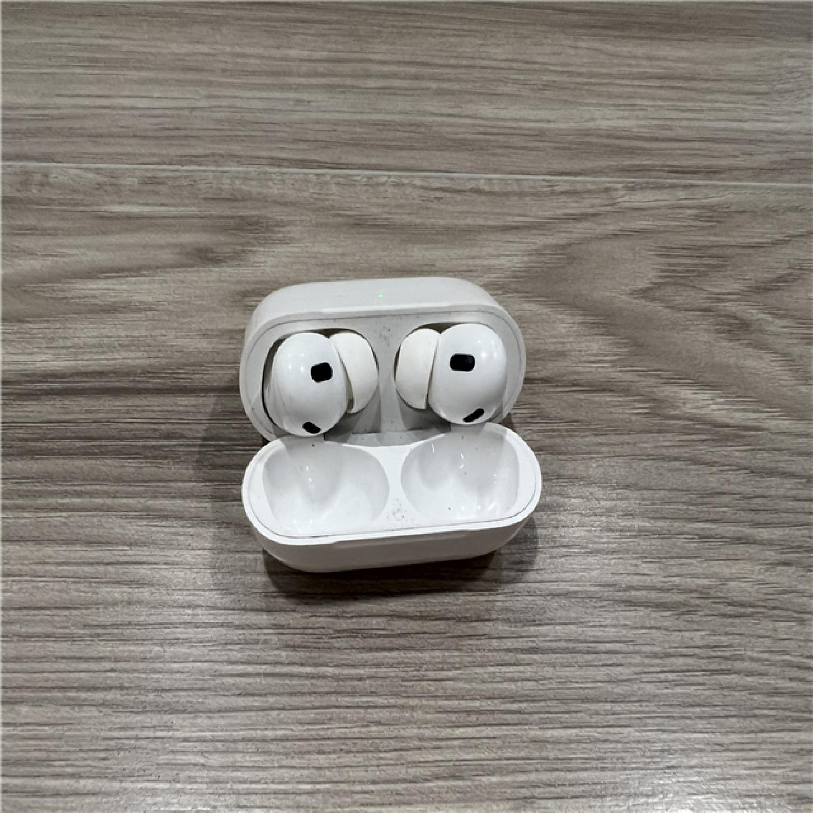 AS-IS Apple AirPods Pro (2nd Generation) with the USB-C MagSafe Charging Case