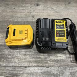 AS-IS DEWALT 20V MAX XR POWERSTACK Lithium-Ion Battery Starter Kit with 3.5Ah Battery and Charger