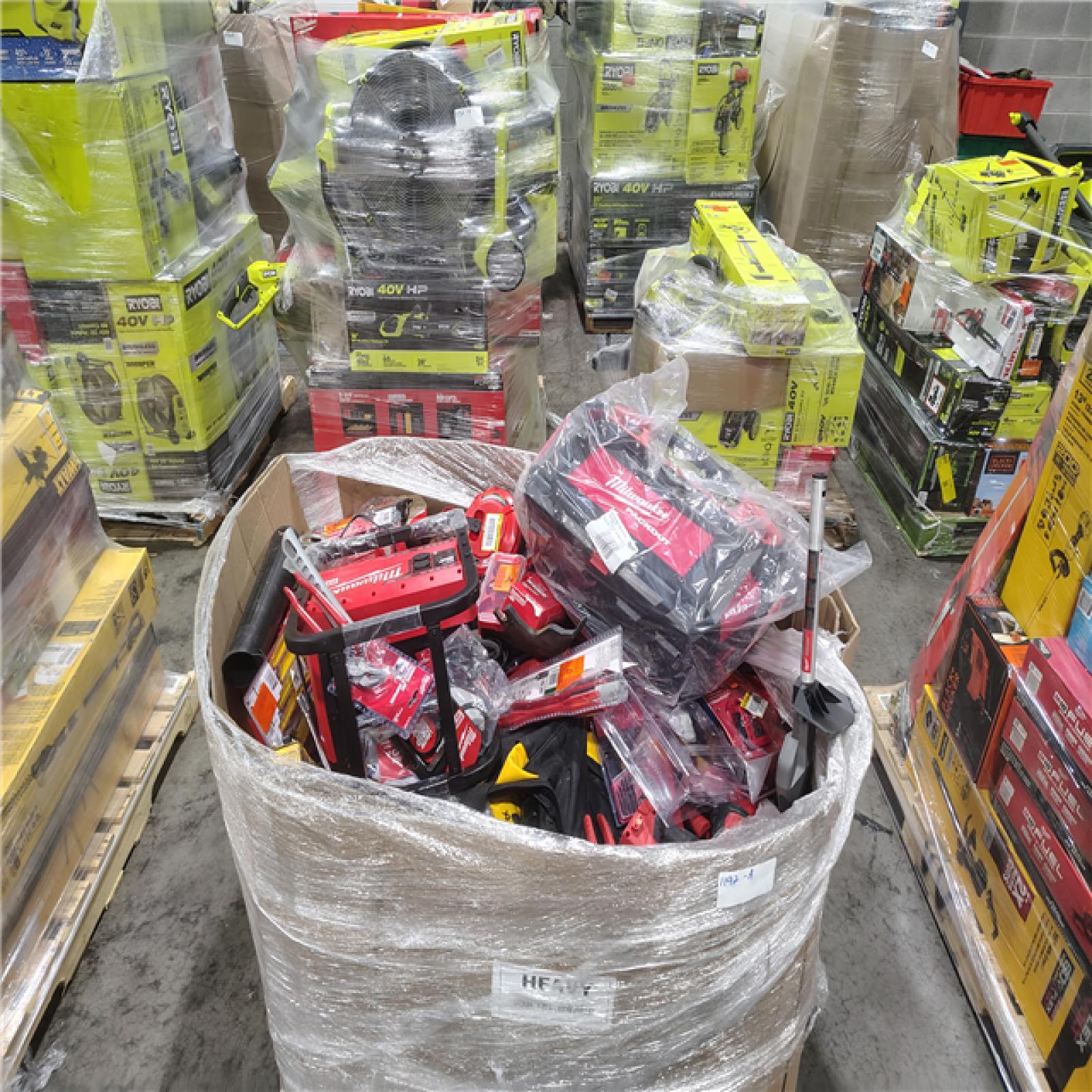 Pittston Location As-Is Power Tools Partial Truckload (11 Pallets) 1192-A