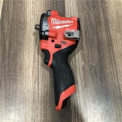 AS-IS Milwaukee FUEL 12V Lithium-Ion Brushless Cordless Stubby 3/8 in. Impact Wrench (Tool-Only)